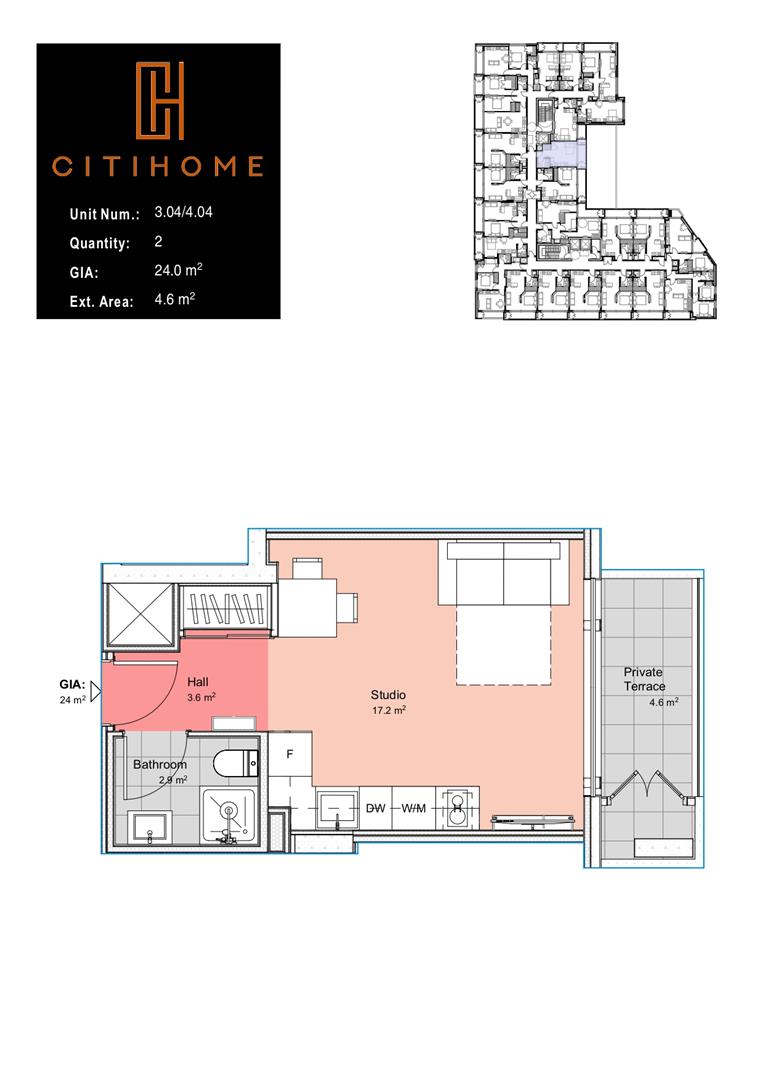 Image of Apartment - 1 Bathrooms for Sale in CitiHome-Gibraltar, Image 4